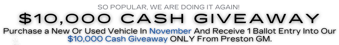 10k cash giveaway